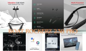 boAt Rockerz 238 Pro Neckband with 20H playtime, ASAP™ charge, IPX5, ENx mic – best budget neckband India 2025